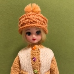 【値下げ】リカちゃん手編みカーディガン