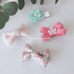 ベビーちゃんから使える♡ベビーヘアクリップ4点セット