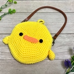 選べる持ち手🐤ひよこのポシェット♡キッズ♡お出かけ用♡