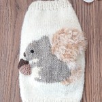 《anz…506様専用》  りすちゃんセーター 手編み☆犬服