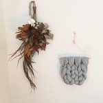 【再販】(A-2) タペストリー・チャンキーニット・weaving（ウィービング）・壁掛け飾り