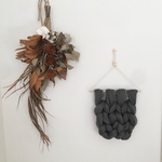 【新色】(J-1) タペストリー・チャンキーニット・weaving（ウィービング）・壁掛け飾り 