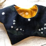 秋冬刺繍スタイ𖦥𖥧 360度リバーシブル𖦥𖥧 北欧柄