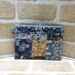 【sale】リバティ＊パッチのフラットポーチ