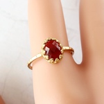 レッドアゲート のクラウンベゼルリング(8×6mm)