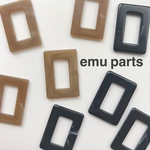 square Acryl parts assortment8p