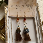   【Ｎo.34】 ◆ タッセルピアス ◆