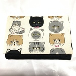 【再販×2】ふたつきポケットティッシュケース ふてにゃんこ🐈