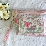 ラスト1点♡リバティ イルマ（縮小ピンク）のコンパクトおむつポーチ♡