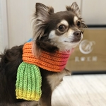 🧣ワンちゃんマフラー🌈レインボー