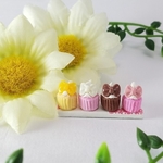 ミニチュアフード♡ラブリーリボンカップケーキ
