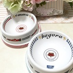 ☆お客様オーダー品☆クリスマス柄ボウル2点・フードボウル２点