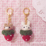 ♡　あにまる　《　いちご　》　⋈　キーホルダー　♡　