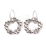 ERG-1151-R【2個入り】バブルボールピアスチャーム,Bubble Ball Earring Charm