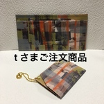超軽量『ミディアムショートエルファス』 パールラメ花束柄