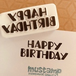 HAPPY BIRTHDAYハンコ