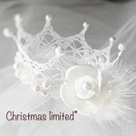 【クラウン】『 Noel Blanc  天使のクラウン　』　成猫　犬　ブライダル　ウェディング　インスタ　クリスマス　年賀状撮影　お正月　お誕生日ギフトにも最適！　　首輪　コリエ