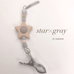 人気再販♡【star×gray】ベビーシューズクリップ