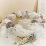 ＊White Christmas wreath＊