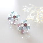 drops earrings (cloudy)