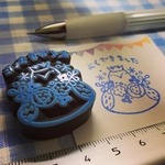 よくできました＊トリさん消しゴムはんこ