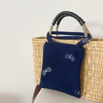 tiny bag *⚮* choucho dop生地 ネイビーブルー色 *⚮*