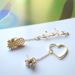 ゆれるaloha✳︎pineappleピアス