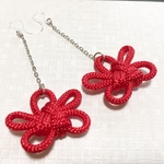 mongkokmikiさま♡専用【花結び一輪ピアス】2種