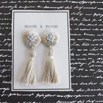 【1点のみ】Tassel  ビーズ 刺繍  ピアス / イヤリング