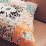 【 即納品 】リバティ　４５ｃｍ×４５ｃｍ用　クッションカバー　パッチワーク