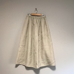 リネンウールのシンプルワイドパンツ