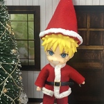 オビツ11・ねんどろいどどーるサイズ　クリスマスのサンタ服 Ｉ