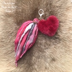 モフモフハート × 毛糸のタッセル　クリスマスプレゼント