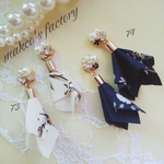 オーガニック ゆらゆらタッセル♡ピアス*イヤリング♡♡
