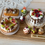 ☆palm miniature☆秋スイーツ＊ドリップケーキ&リースタルト③