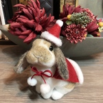 羊毛フェルト　うさぎ　サンタロップ
