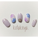 水彩ネイルチップ
