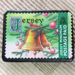ジャージー島　クリスマス切手ブローチ5678
