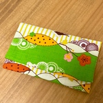 懐紙、通帳入れ  インコ　黄緑