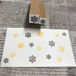 ✴～✨❄雪❄結晶❄＊2点セット④✨～✴スタンプ＊はんこ