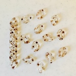 Clear Brown Gold Dot Chain Connector