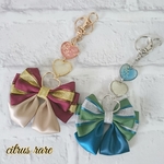 レジン＆リボンキーホルダー