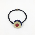 フランスヴィンテージボタン・ヘアゴム・no.16