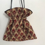 巾着バッグ《レトロレッド再販、レトロブラウンsold out》