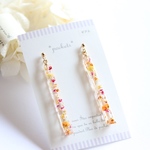 flower ロングステックピアス/イヤリング