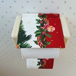 🎄トイレのペーパーホルダー🎄赤。緑の柊