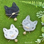 水引　ネコちゃんブローチ