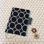 【受注製作】ほぼ日手帳カバー カズンサイズ ミナペルホネン tambourine ネイビー