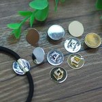 送料無料 10個 ゴムに付ける円盤 12mm/10個入 M844-G