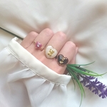 3点セット くまとヴィンテージリングセット K (一般的なフリーサイズ)